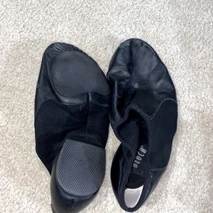 Black Leather Jazz Shoes